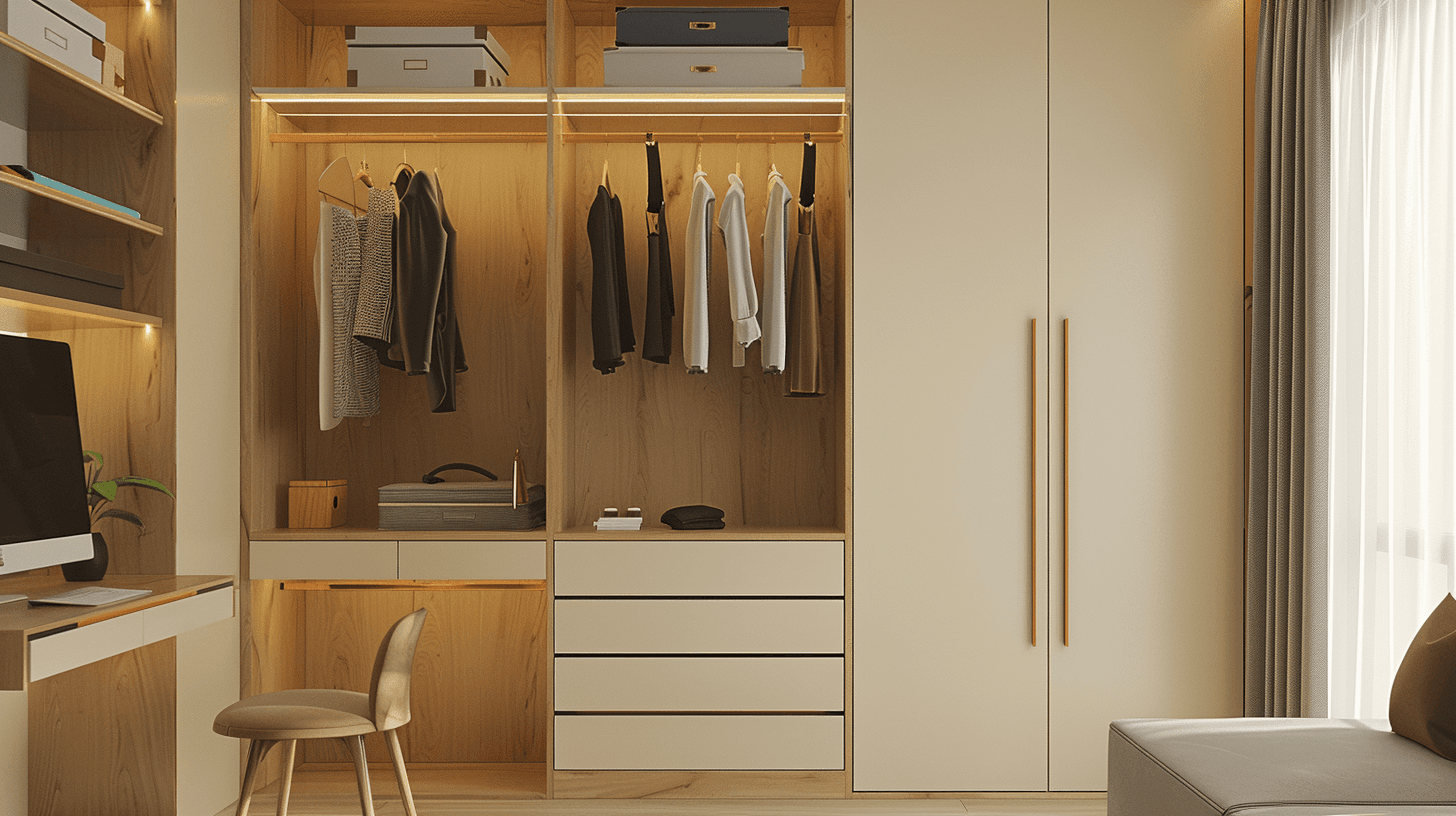 Interior designing and Modular Wardrobes manufacturer in mumbai